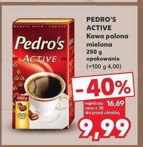 Kawa Pedro's active promocja