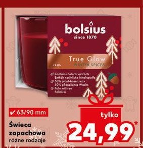 Świeca zapachowa w szkle winter spices Bolsius promocja