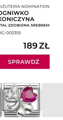 Ogniwko Koniczyna, stal zdobiona srebrem promocja w Briju