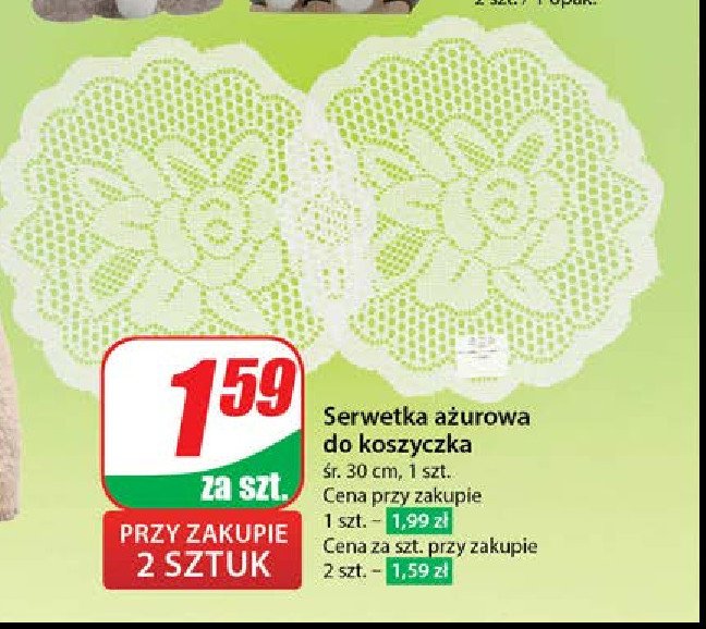 Serwetka ażurowa 30 cm promocja