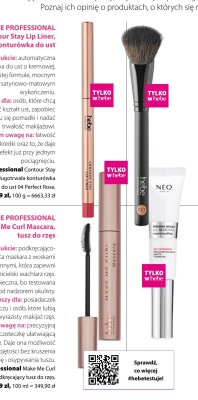 Tusz Hebe Professional Make Me Curl Mascara promocja w Hebe