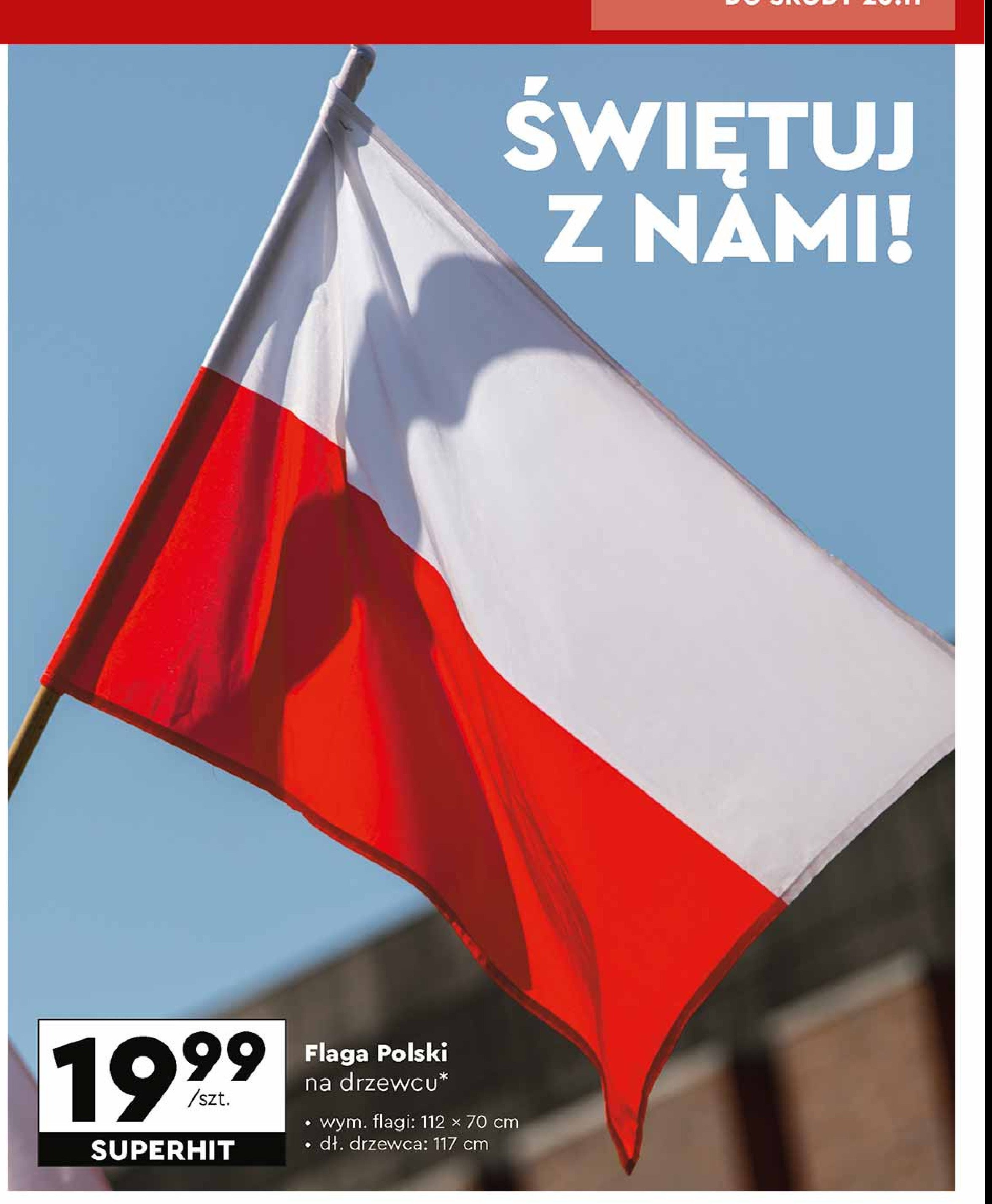 Flaga polski promocja