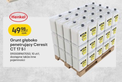 Grunt głęboko penetrujący Ceresit CT 17 5 l promocja w Castorama