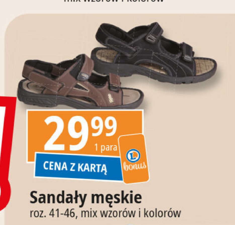 Sandały męskie 41-46 promocja