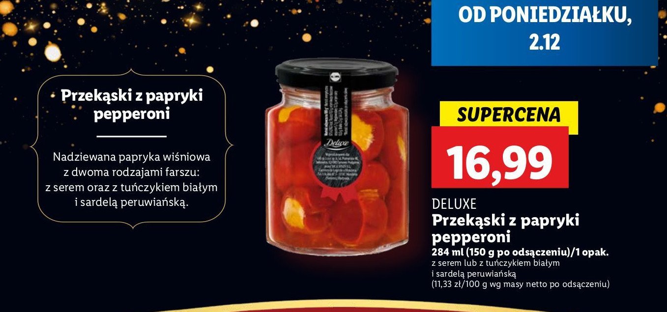 Przekąski z pepperoni Deluxe promocja