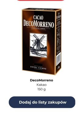 Kakao extra ciemne 150 g promocja w Kaufland