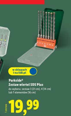 Zestaw wierteł SDS Plus promocja w Lidl