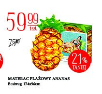 Materac ananas 174 x 96 cm 43310 Bestway promocja