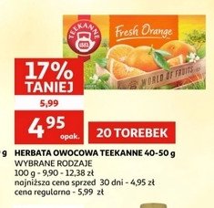 Herbata fresh orange Teekanne world of fruits promocja