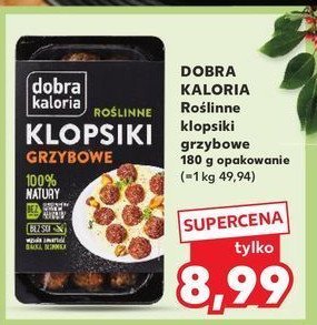 Klopsiki roślinne grzybowe Dobra kaloria promocja