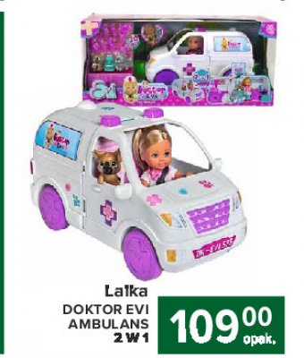 Lalka evi ambulans 2w1 promocja