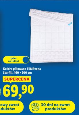 Kołdra pikowana Starfill 160 x 200 cm promocja w Lidl