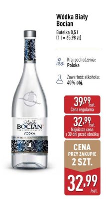 W贸dka Bia艂y bocian vodka promocja w Aldi
