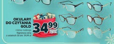 Okulary do czytania American Way Gold różne rodzaje promocja w Stokrotka