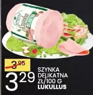 Szynka delikatesowa Lukullus promocja w Wafelek