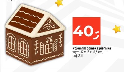 Pojemnik domek z piernika promocja w Dealz