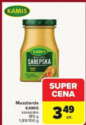 Musztarda KAMIS sarepska promocja w Carrefour