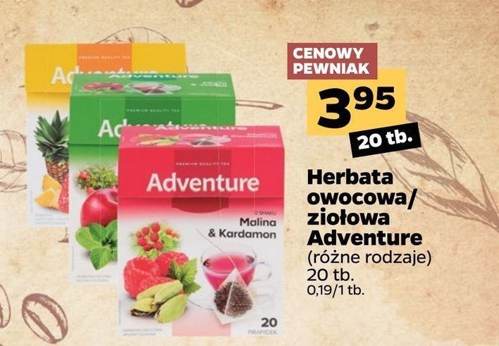 Herbata mięta & jabłko Adventure promocja