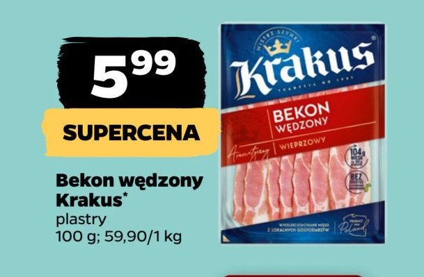 Bekon wędzony Krakus animex promocja