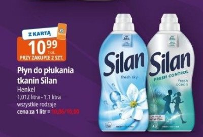 Płyn do płukania tkanin Silan Henkel promocja w Leclerc