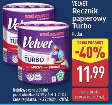 R臋cznik papierowy Velvet turbo promocja