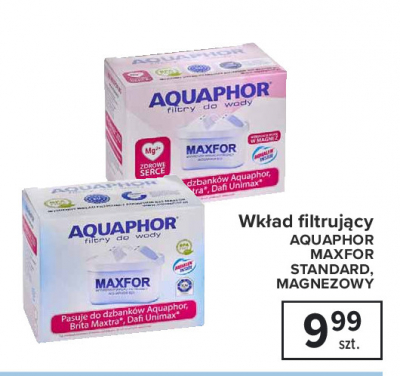 Wkład filtrujący maxfor Aquaphor promocja