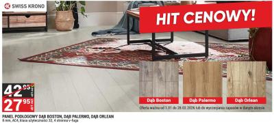 Panel podłogowy Dąb Palermo promocja w Merkury Market