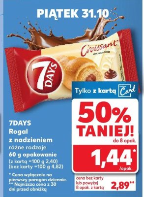 Rogal z nadzieniem  promocja w Kaufland