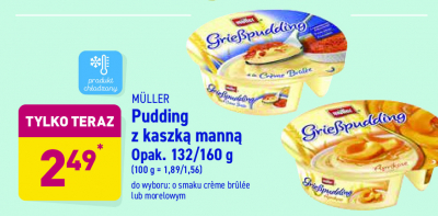 Pudding creme brulee Muller griespudding promocja