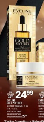 Serum liftingujące Eveline Gold Peptides promocja w Drogerie Natura