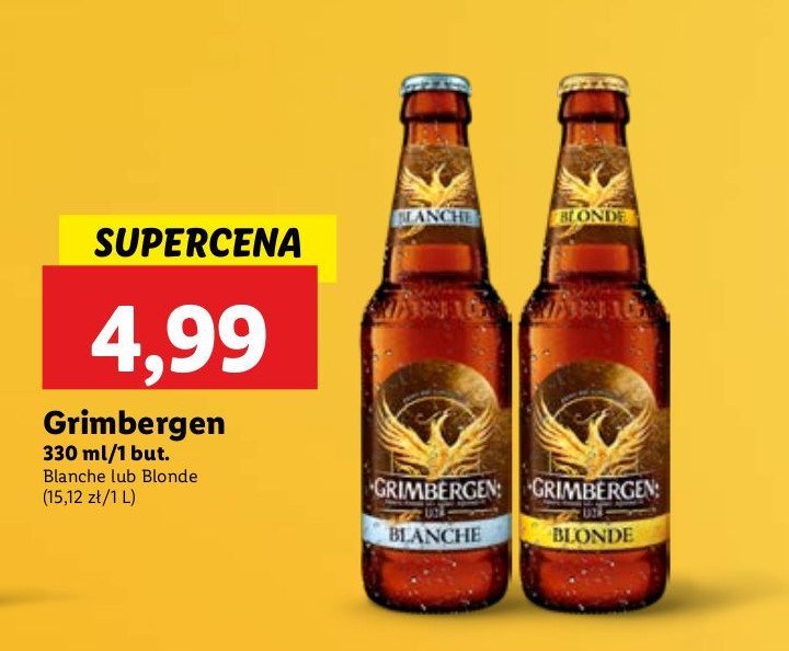 Piwo Grimbergen blanche promocja