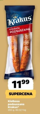 Kiełbasa podsuszana Krakus promocja w Netto