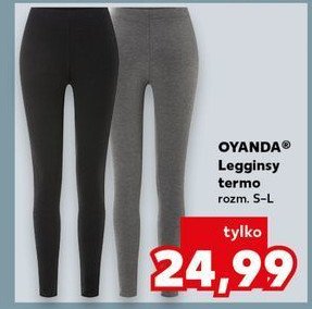 Legginsy termo s-l Oyanda promocja w Kaufland