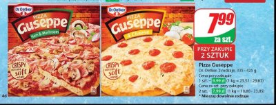 Pizza z szynk膮 i pieczarkami Dr. oetker guseppe promocja