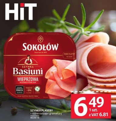 Szynka plastry z kurczaka grillowana promocja w Selgros