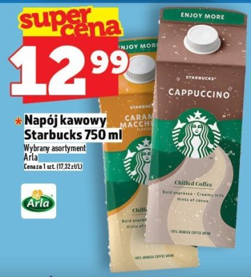 Napój kawowy Starbucks 750 ml promocja w TOPAZ