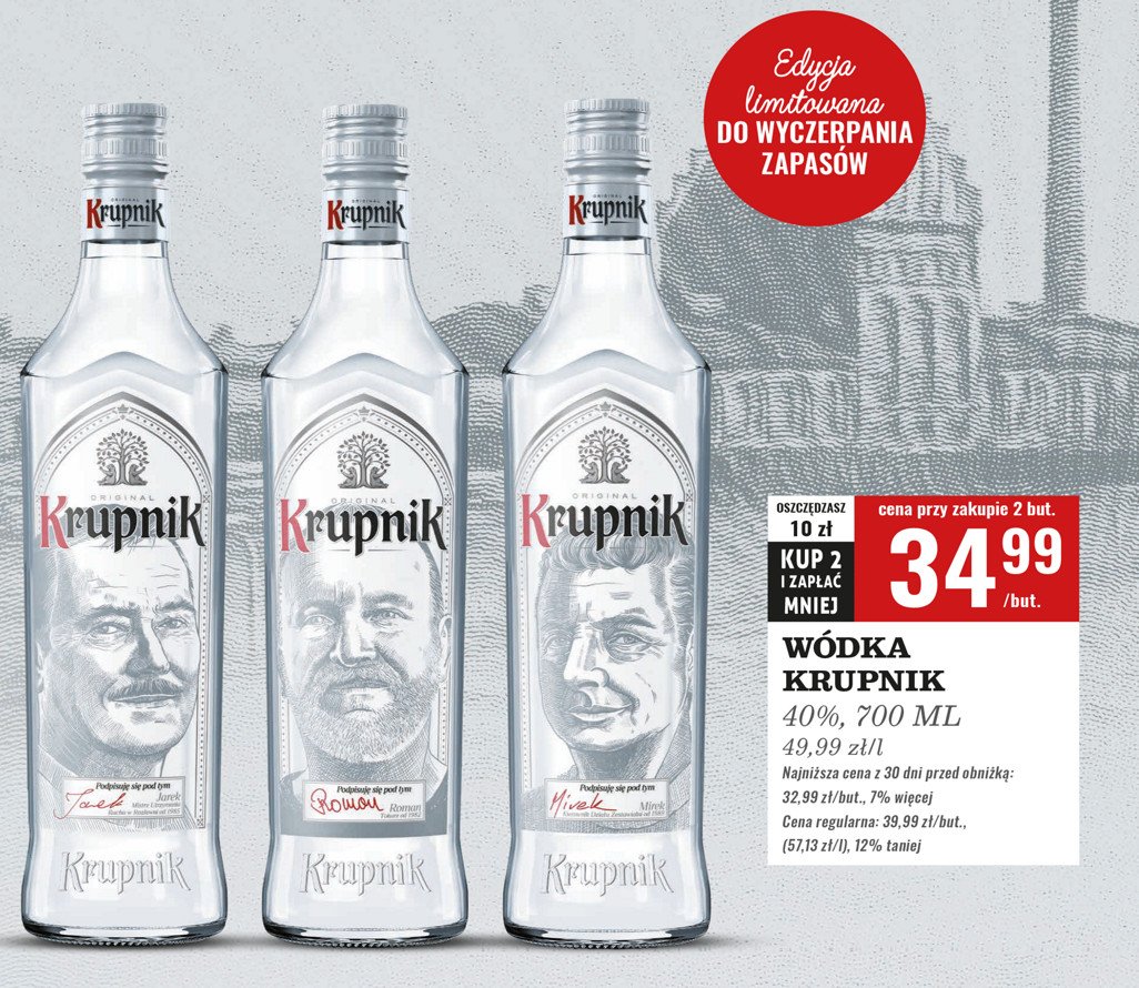 Wódka Krupnik vodka promocja