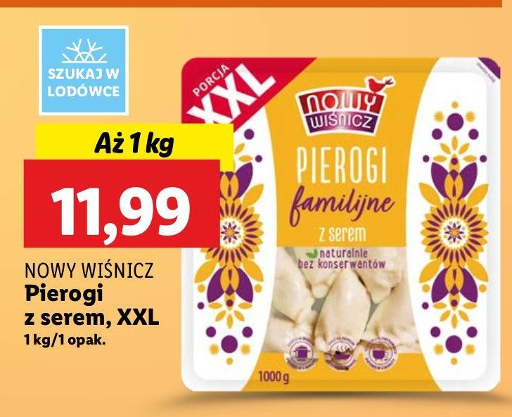 Pierogi z serem Nowy wiśnicz promocja