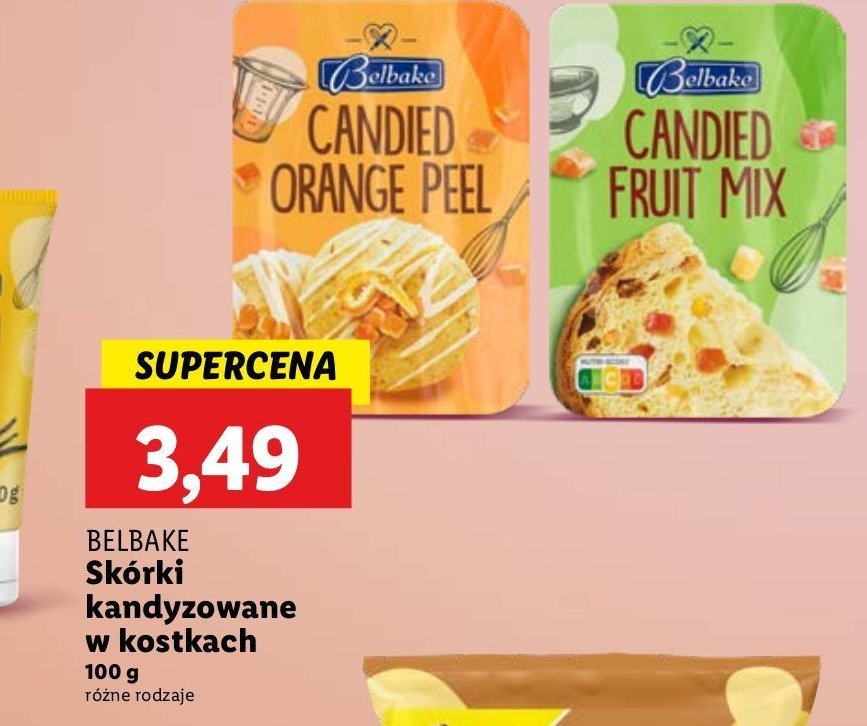 Skórka kandyzowana miks Belbake promocja