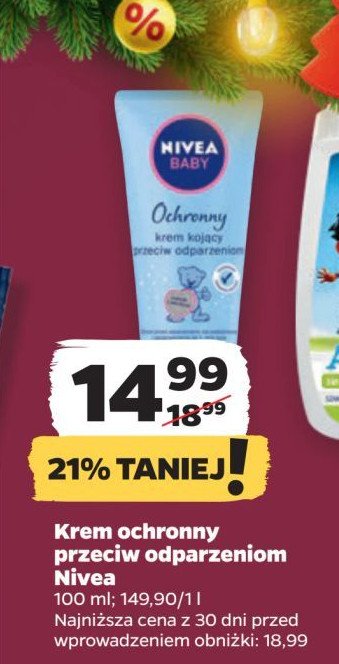 Krem kojący przeciw odparzeniom Nivea baby ochronny promocja