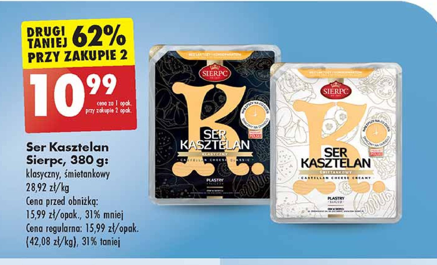 Ser kasztelan klasyczny Sierpc promocja