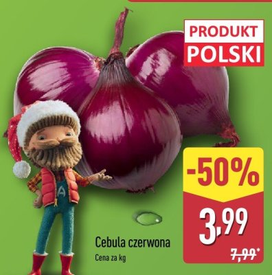Cebula czerwona promocja w Aldi