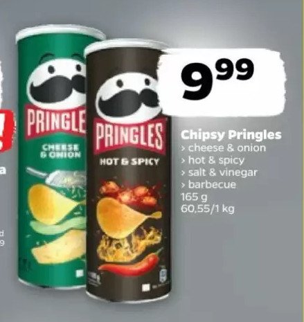 Chipsy barbeque Pringles promocja