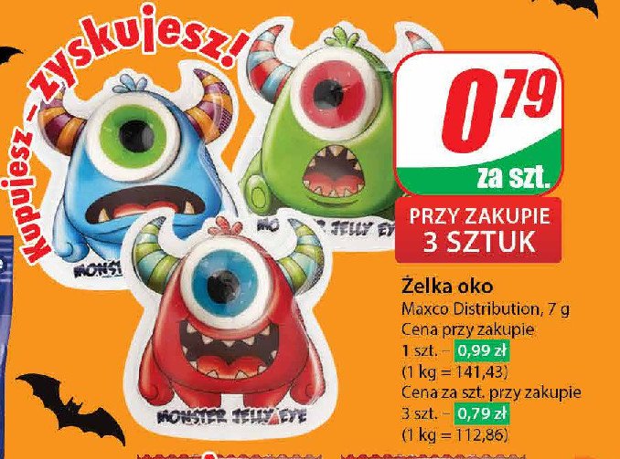 Żelka oko monster Maxco promocja