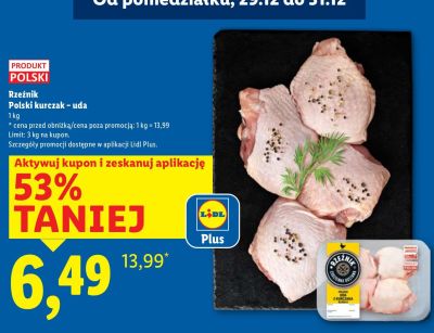 Polski kurczak - uda  promocja w Lidl