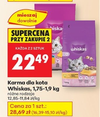 Karma dla kota różne rodzaje promocja w Biedronka