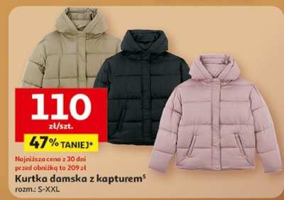 Kurtka damska z kapturem s-xl promocja w Auchan