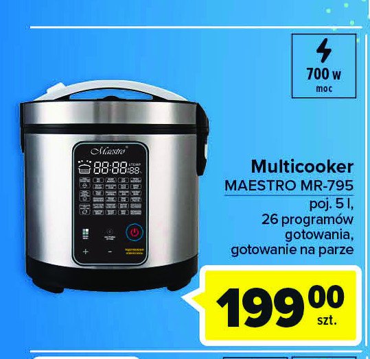 Multicooker mr-795 MAESTRO promocja