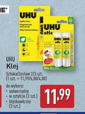 Klej w sztyfcie 8.2 g Uhu promocja