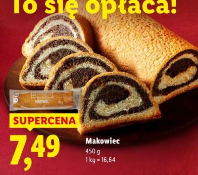 Makowiec promocja w Lidl
